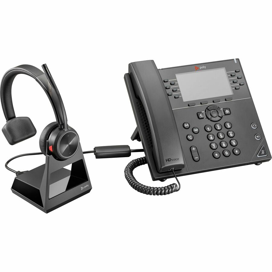 Système de casque DECT sans fil Poly pour téléphones de bureau 783Q5AA#ABA