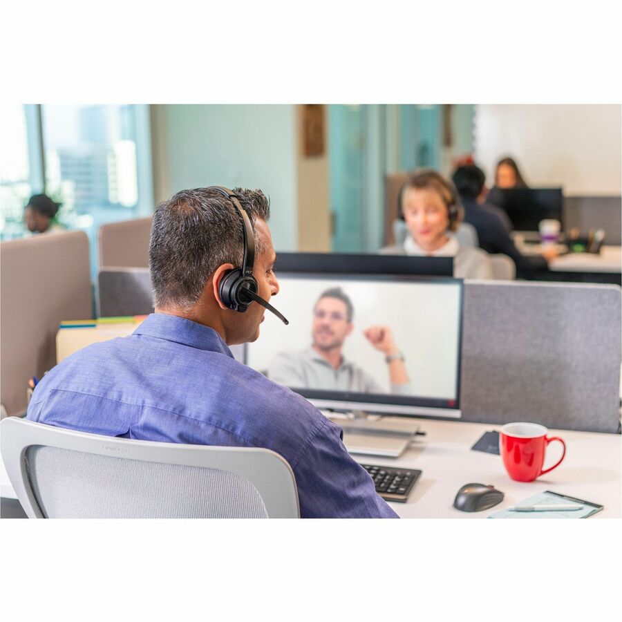 Casque USB-A DECT 1920-1930 MHz certifié Microsoft Teams Poly Savi 8210 UC 77T31AA#ABA