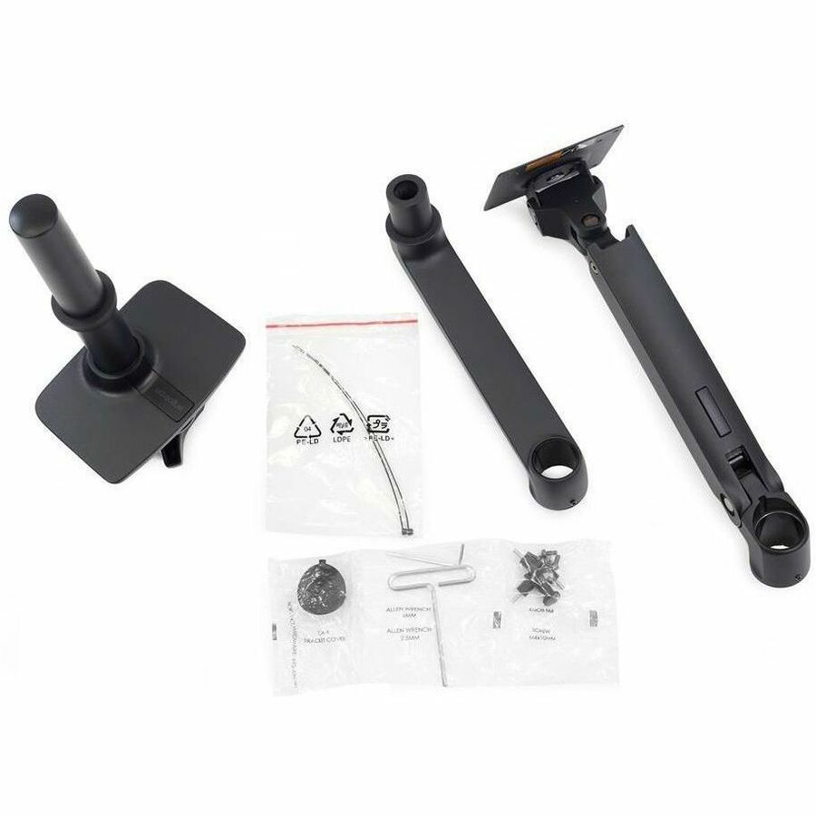 Ergotron Bras de montage pour moniteur, écran, TV, moniteur LCD, ordinateur portable, écran LCD, écran d'affichage - Noir mat 45-537-224
