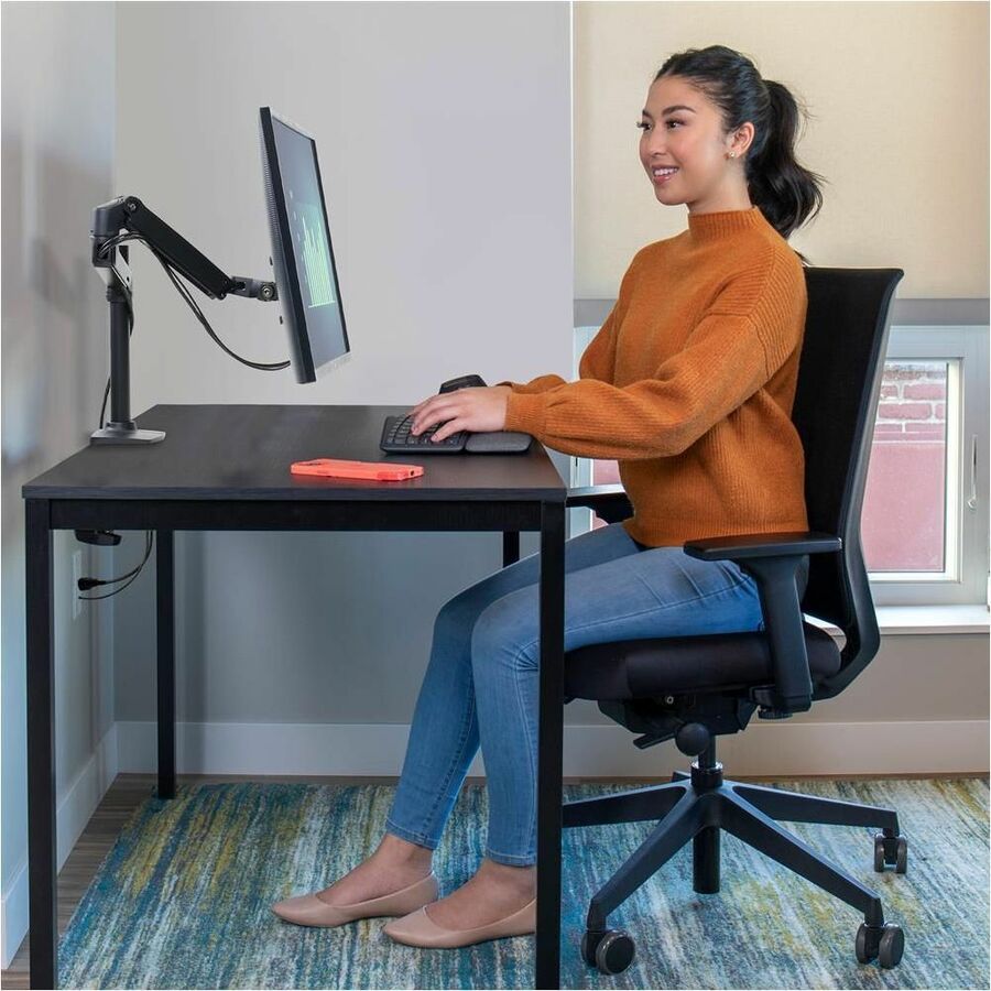 Ergotron Bras de montage pour moniteur, écran, TV, moniteur LCD, ordinateur portable, écran LCD, écran d'affichage - Noir mat 45-537-224