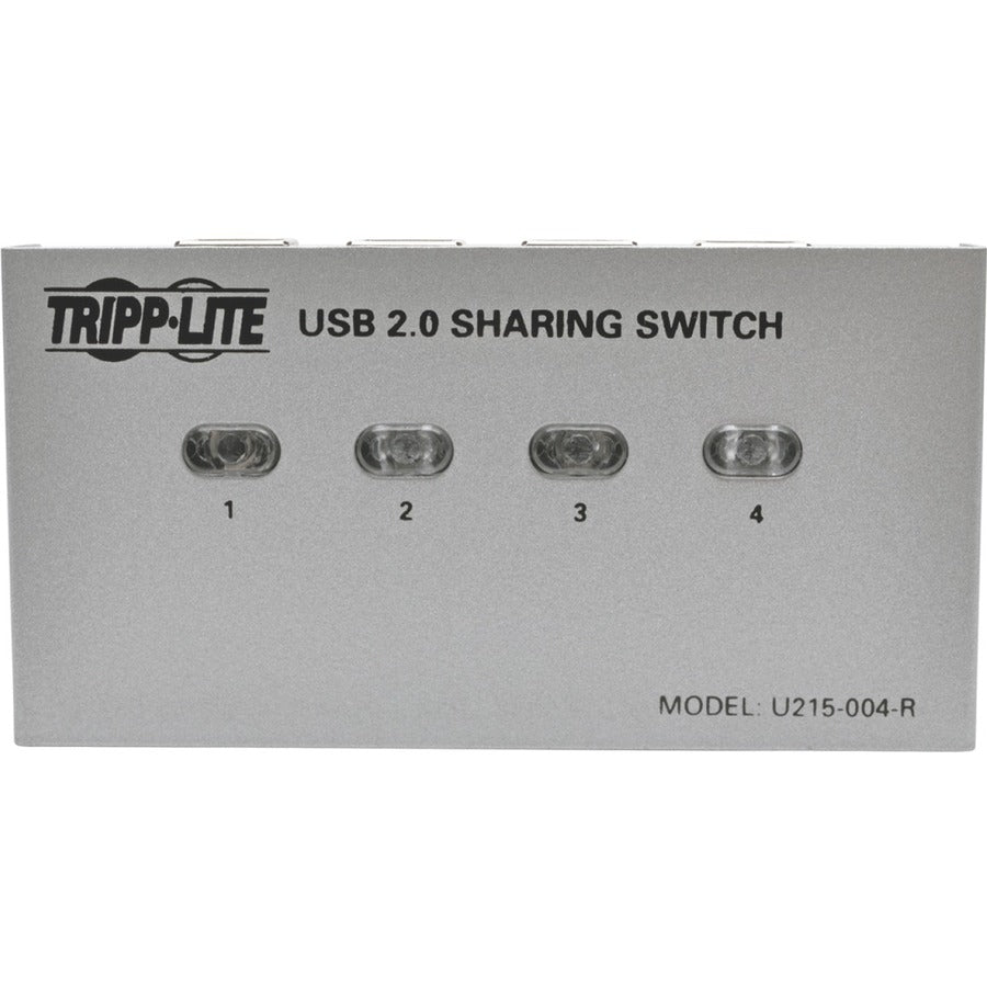 Tripp Lite 4-Port USB 2.0 Printer Sharing Switch U215-004-R
