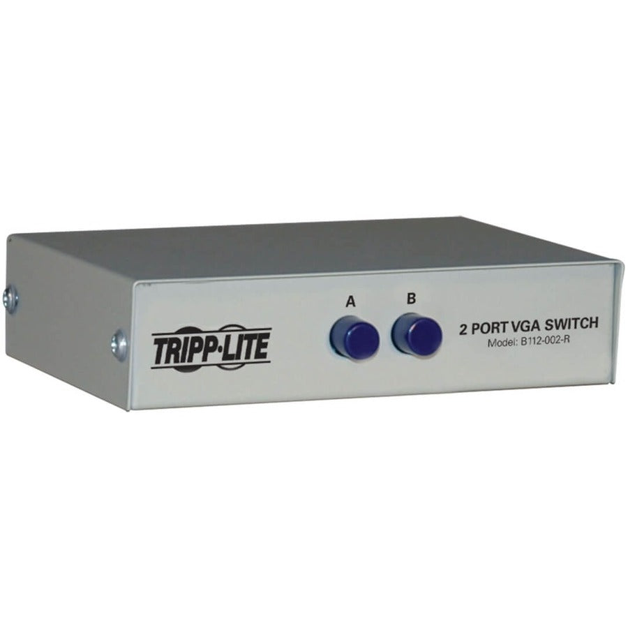 Commutateur vidéo VGA/SVGA manuel à 2 ports Tripp Lite (3x HD15F) B112-002-R