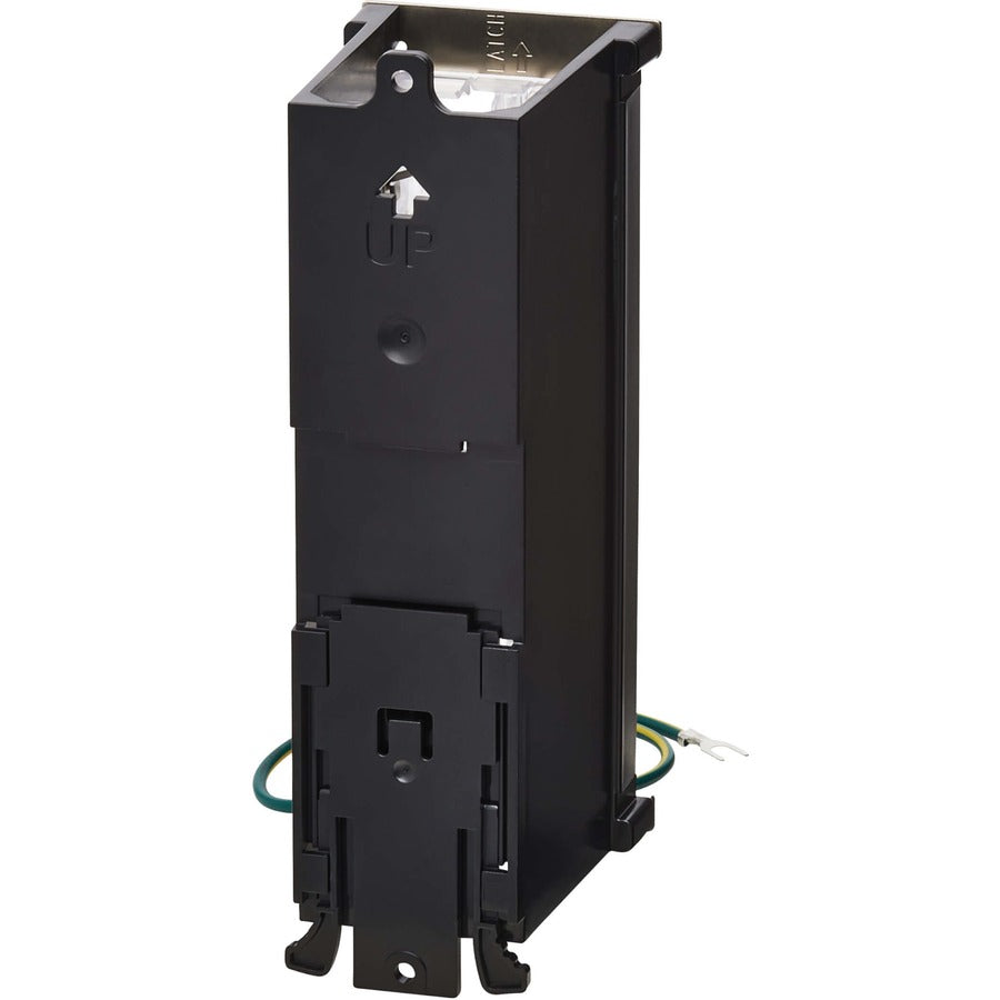 Tripp Lite by Eaton N063-008-ENC Boîtier de montage pour rail DIN, module Keystone, coupleur en ligne - Noir, Argent - Conforme TAA N063-008-ENC