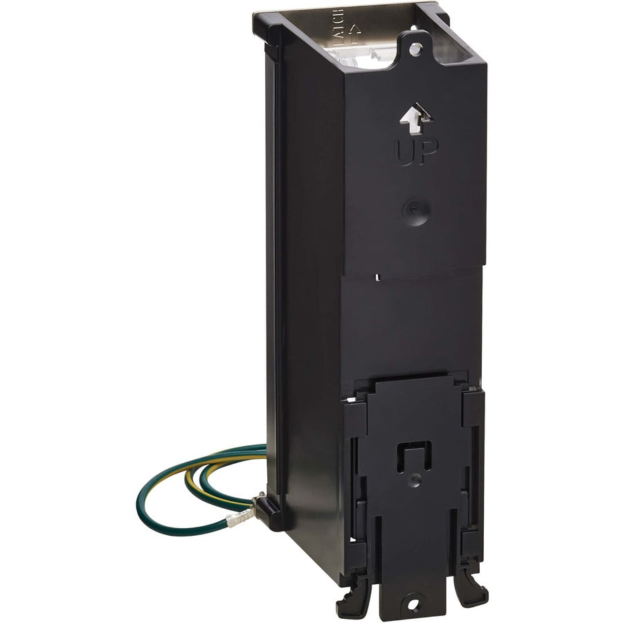 Tripp Lite by Eaton N063-008-ENC Boîtier de montage pour rail DIN, module Keystone, coupleur en ligne - Noir, Argent - Conforme TAA N063-008-ENC