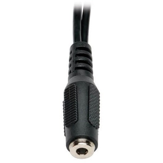 Tripp Lite 6 pouces 4 positions femelle vers 3x2 positions mâle adaptateur répartiteur de casque audio 3,5 mm 6" P318-06N-FMM