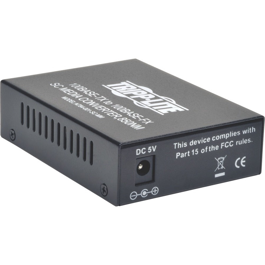Convertisseur de média multimode Tripp Lite par Eaton 10/100 SC, 550 M, 850 nm N784-001-SC-MM