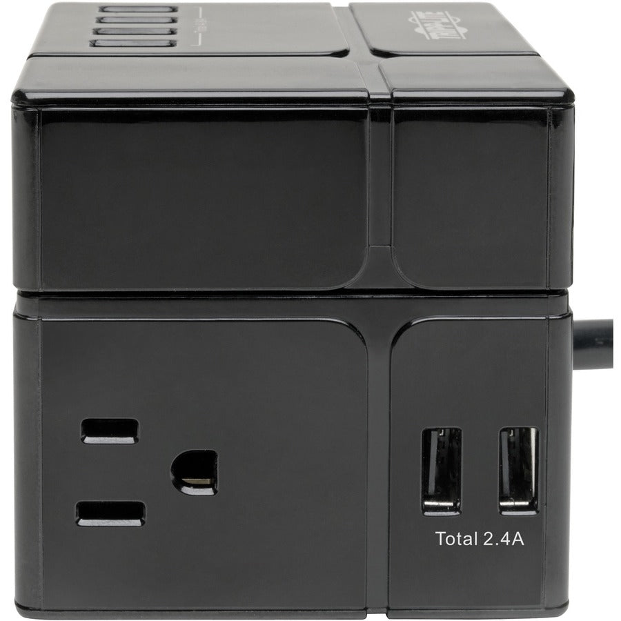 Tripp Lite by Eaton Protect It! TLP366CUBEUSBB Surge Suppressor/Protector TLP366CUBEUSBB