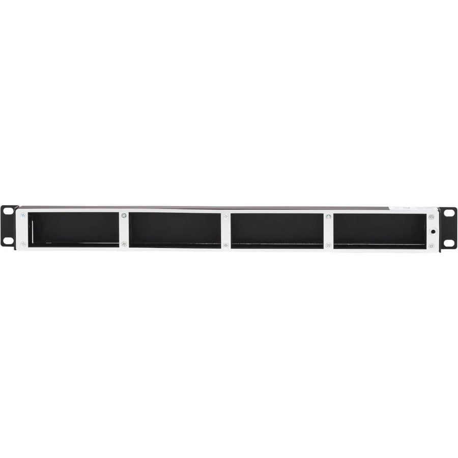 Tripp Lite by Eaton Mini panneau de boîtier en cuivre/fibre haute densité, 1U, capacité de 4 cassettes N484-01U-MINI