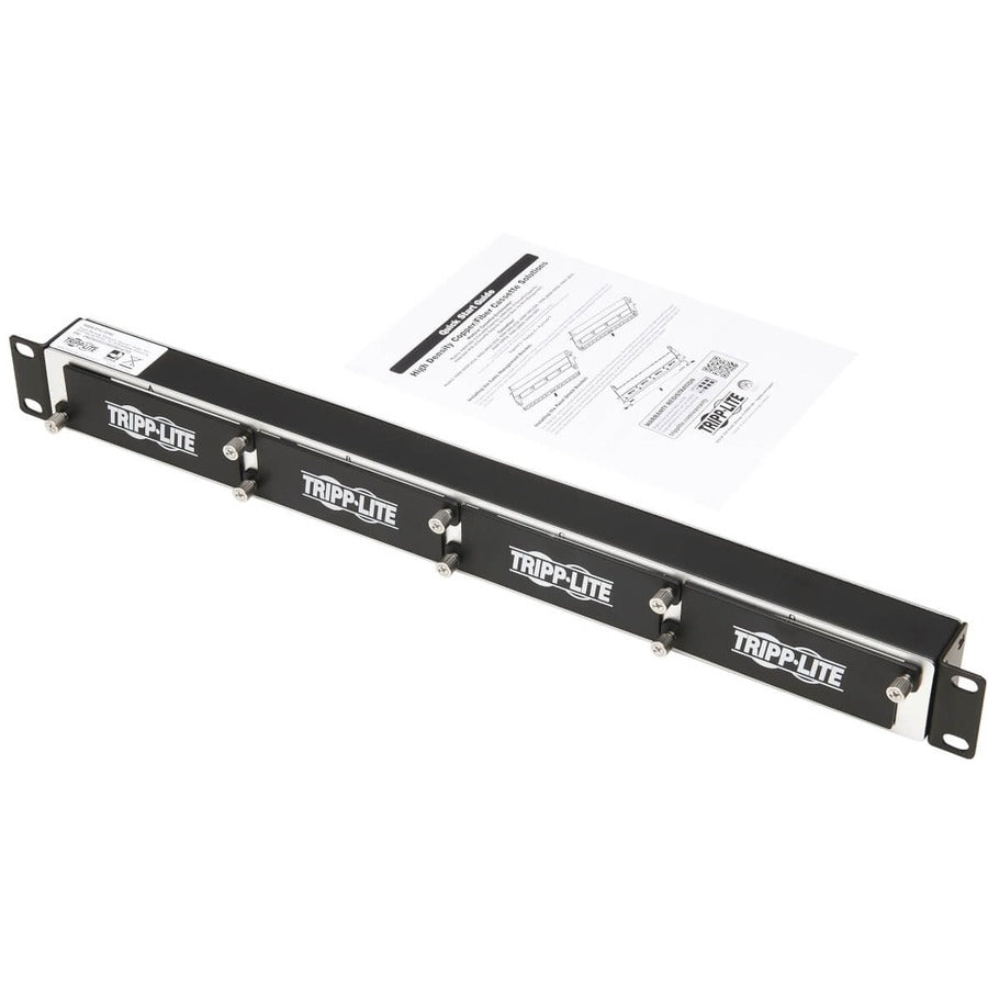 Tripp Lite by Eaton High-Density Copper/Fiber Enclosure Mini Panel, 1U, 4-Cassette Capacity N484-01U-MINI