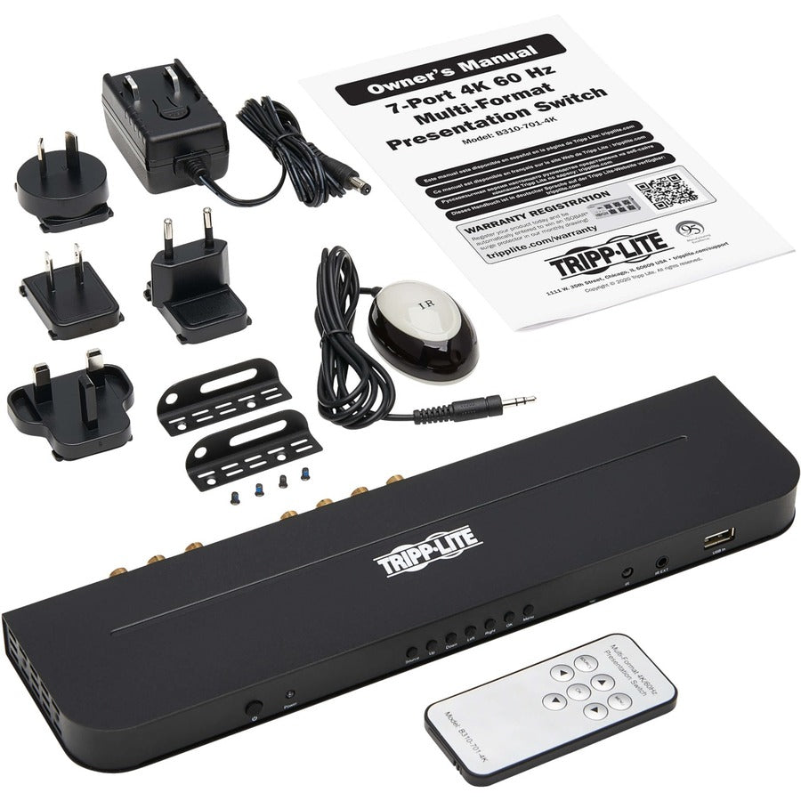 Tripp Lite by Eaton B310-701-4K Commutateur de présentation multiformat 7 ports B310-701-4K