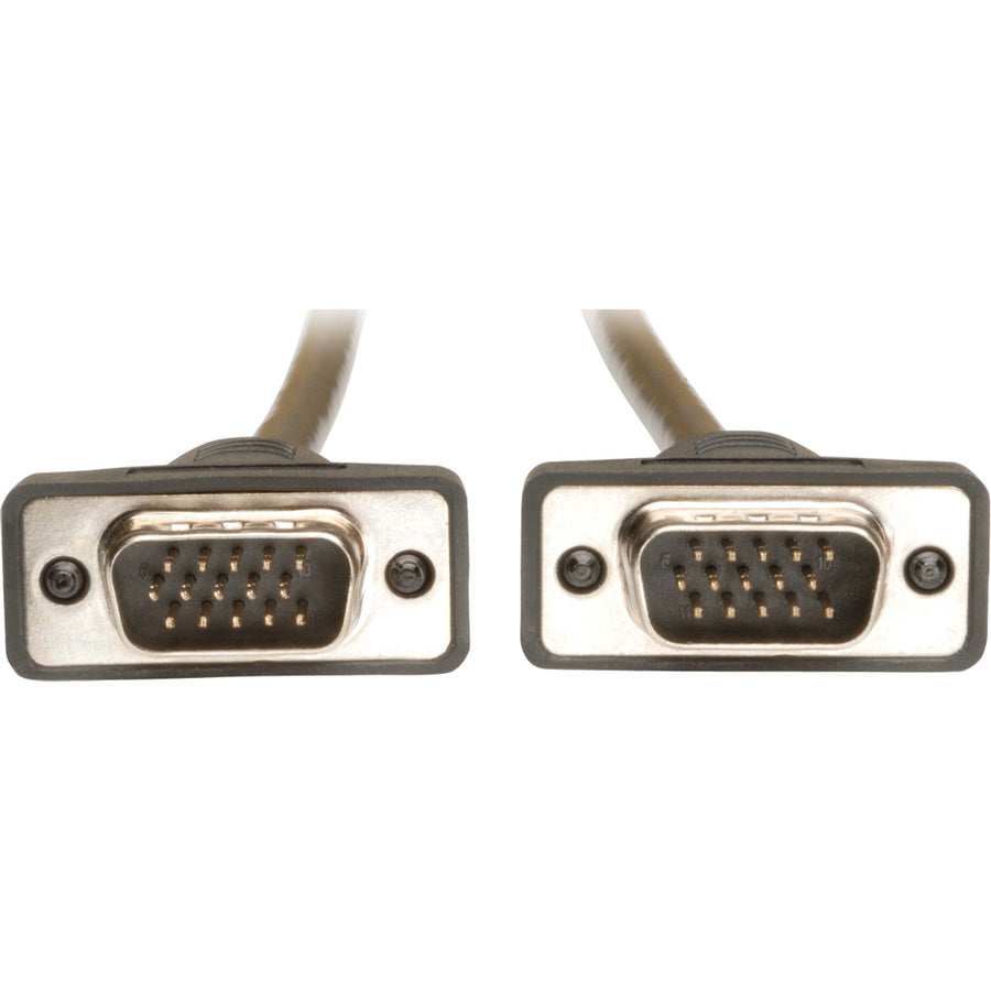 Câble de moniteur coaxial VGA Tripp Lite 50 pieds profil bas avec RVB haute résolution HD15 M/M 50' P502-050-SM