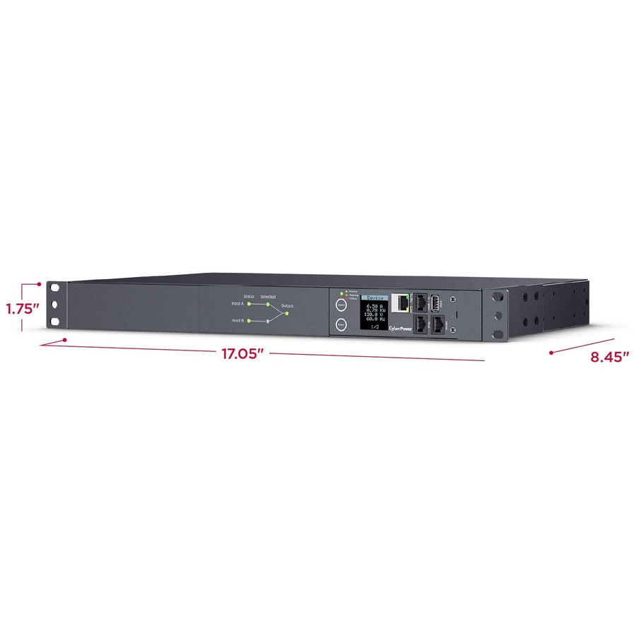 CyberPower Switched ATS PDU PDU44001 10-Outlets PDU PDU44001