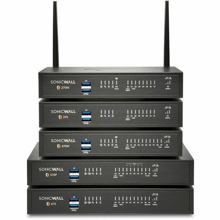 Appareil de sécurité réseau/pare-feu SonicWall TZ470 03-SSC-1367