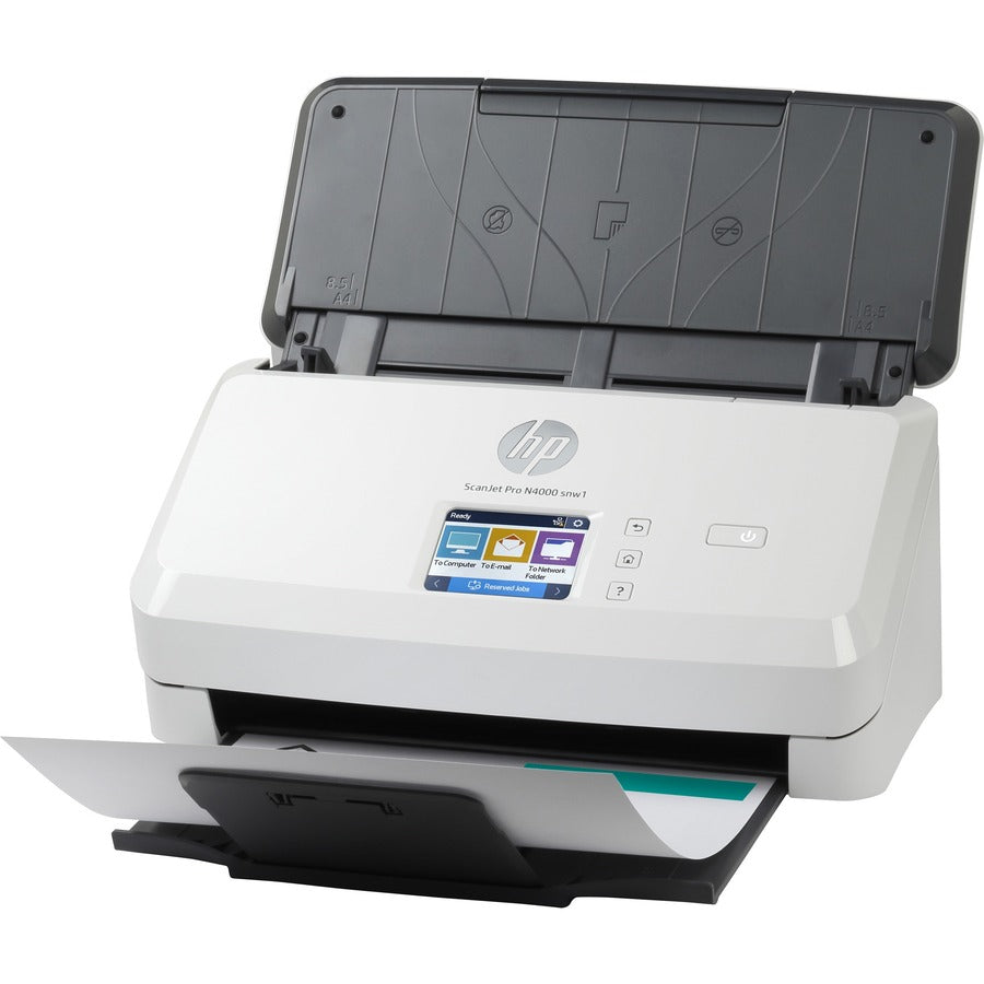 HP ScanJet Pro N4000 Sheetfed Scanner - 600 x 600 dpi Optical 6FW08A#BGJ