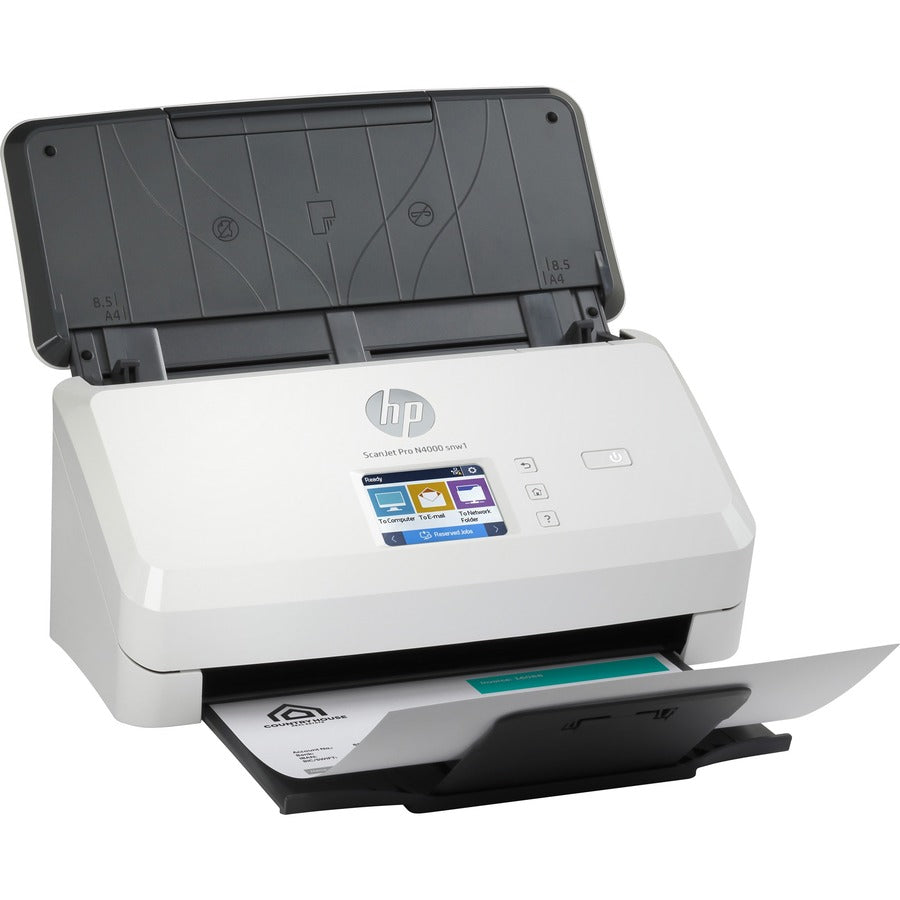HP ScanJet Pro N4000 Sheetfed Scanner - 600 x 600 dpi Optical 6FW08A#BGJ