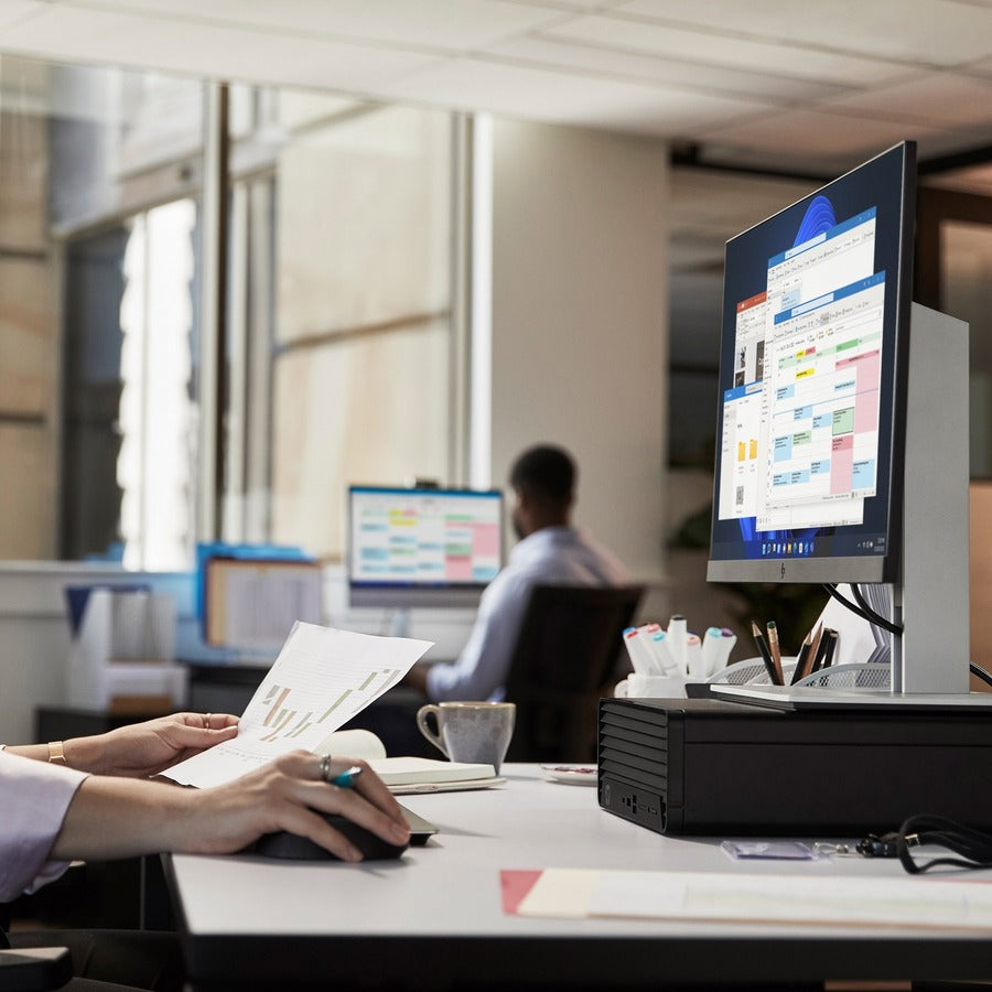 HP Pro SFF 400 G9 Desktop Computer - Intel Core i5 12th Gen i5-12500 Hexa-core (6 Core) 3 GHz - 8 GB RAM DDR4 SDRAM - 256 GB M.2 PCI Express NVMe SSD - Small Form Factor - Black 83R12UT#ABA