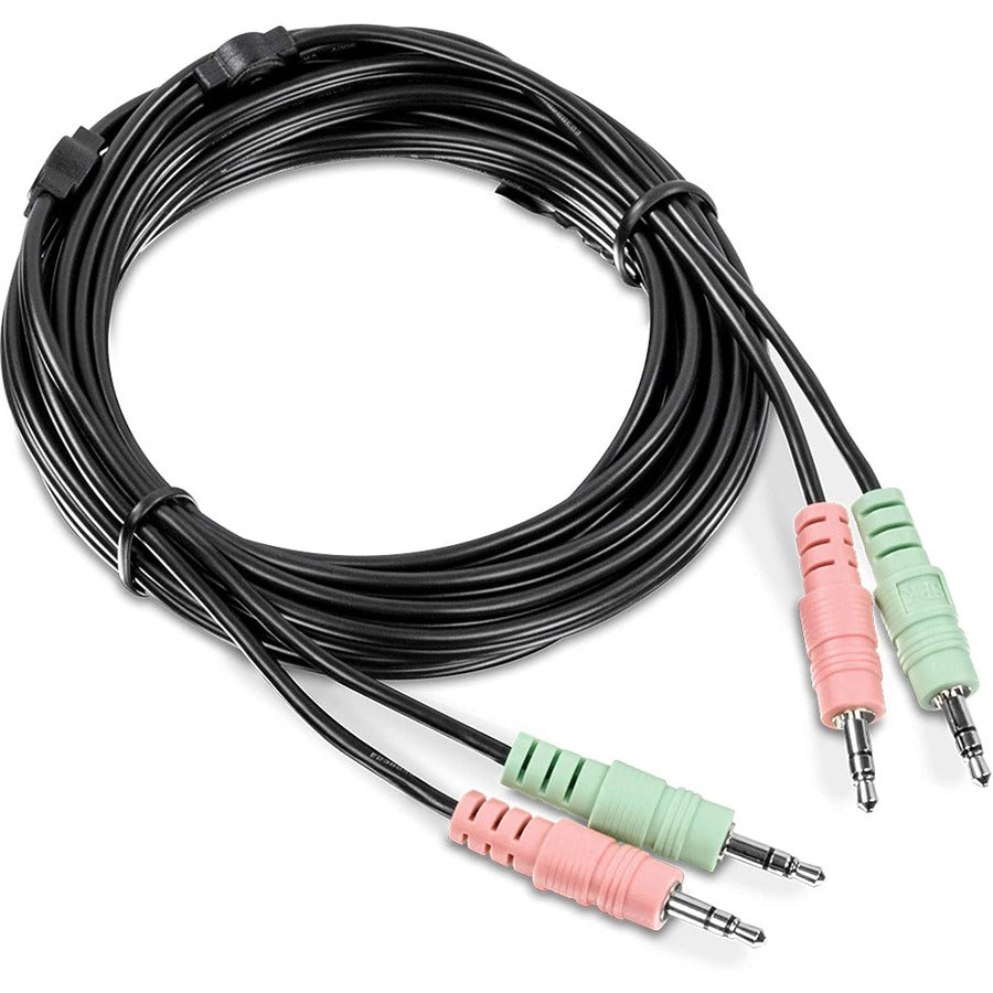 TRENDnet 10 ft. DVI-I, USB, and Audio KVM Cable Kit, Connect a DVI Computer to the TRENDnet TK-232DV KVM Switch, USB Mouse/Keyboard, DVI-I, & 3.5mm Audio Connections, TK-CD10 TK-CD10