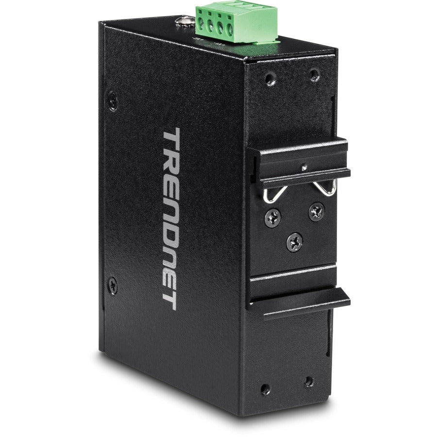 TRENDnet Industrial Gigabit UPoE Splitter, Dual DC Power Outputs, DIN-Rail or Wall-Mountable, Adjustable Voltage Output, TI-SG104 TI-SG104