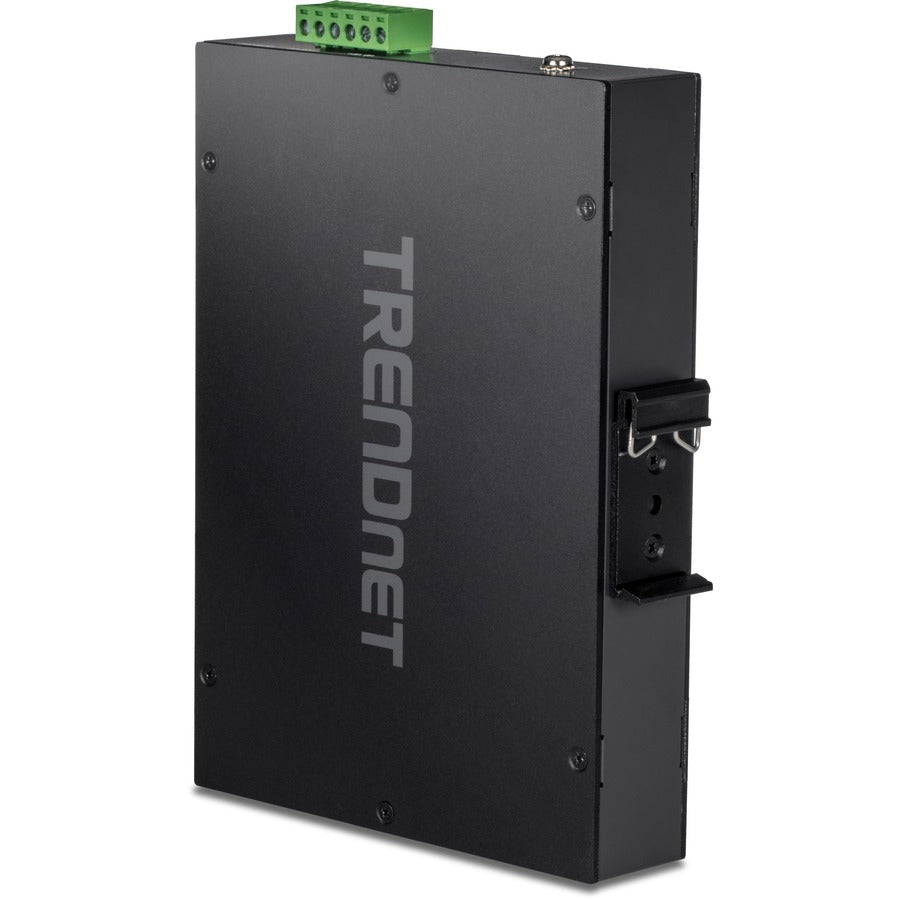 TRENDnet 5-port Industrial Gigabit PoE+ DIN-Rail Switch -20° - 65°C (-4° - 149°F) TI-PGM541