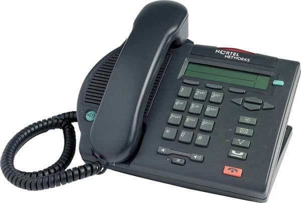 Nortel M3902 Digital Telephone - Black/Charcoal - Refurbished