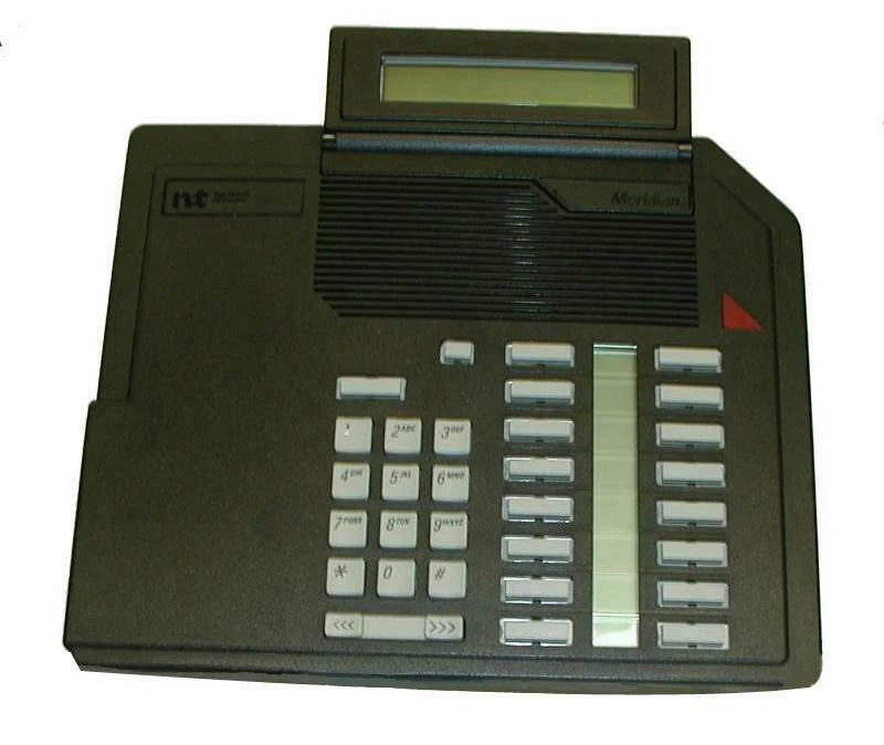 Téléphone numérique Nortel / Meridian M2216D - Noir - Remis à neuf