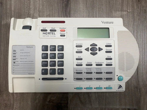 Nortel Venture 3 Line Analog Telephone - Almond - Refurbished