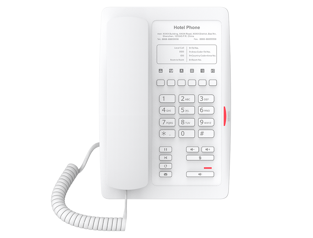 Fanvil H3W WiFi Hotel IP Phone - White