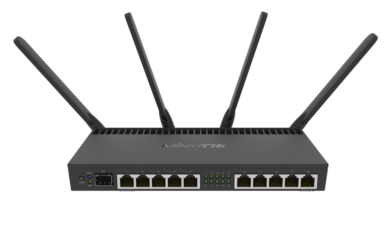 MikroTik NAND 512 Mo, 1 Go de RAM, CPU 4 cœurs AL21400 1,4 GHz, RouterOS L5