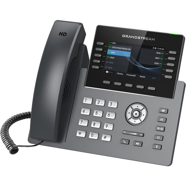 Grandstream GRP2615 IP Phone - Corded - Corded/Cordless - Wi-Fi, Bluetooth - Desktop, Wall Mountable GRP2615