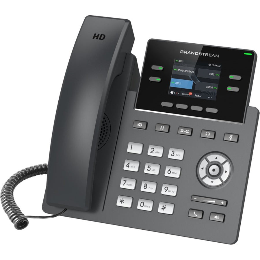 Grandstream GRP2612 IP Phone - Corded - Corded - Wall Mountable, Desktop GRP2612
