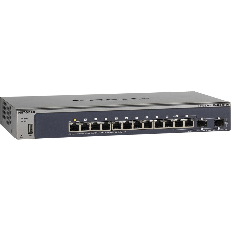 NETGEAR 12-Port Managed Switch ProSAFE, GSM5212 GSM5212-100NES
