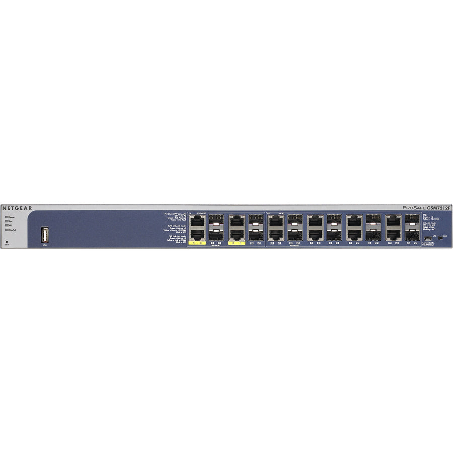 Commutateur géré NETGEAR M4100 12GF, GSM7212F GSM7212F-100NES