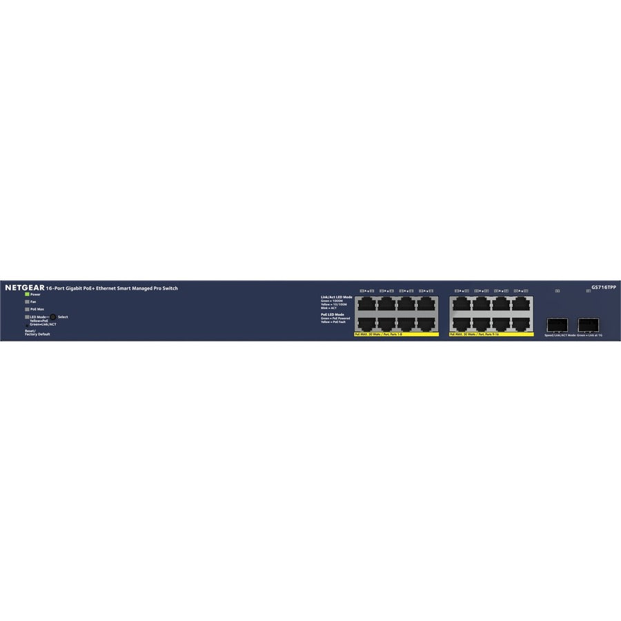 Netgear GS716TPP Commutateur Ethernet GS716TPP-100NAS