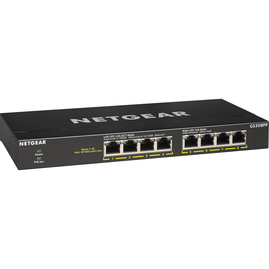 Netgear GS308PP Commutateur Ethernet GS308PP-100NAS