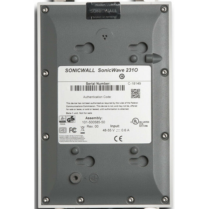 Point d'accès sans fil SonicWall SonicWave 231o IEEE 802.11ac 1,24 Gbit/s 02-SSC-2266