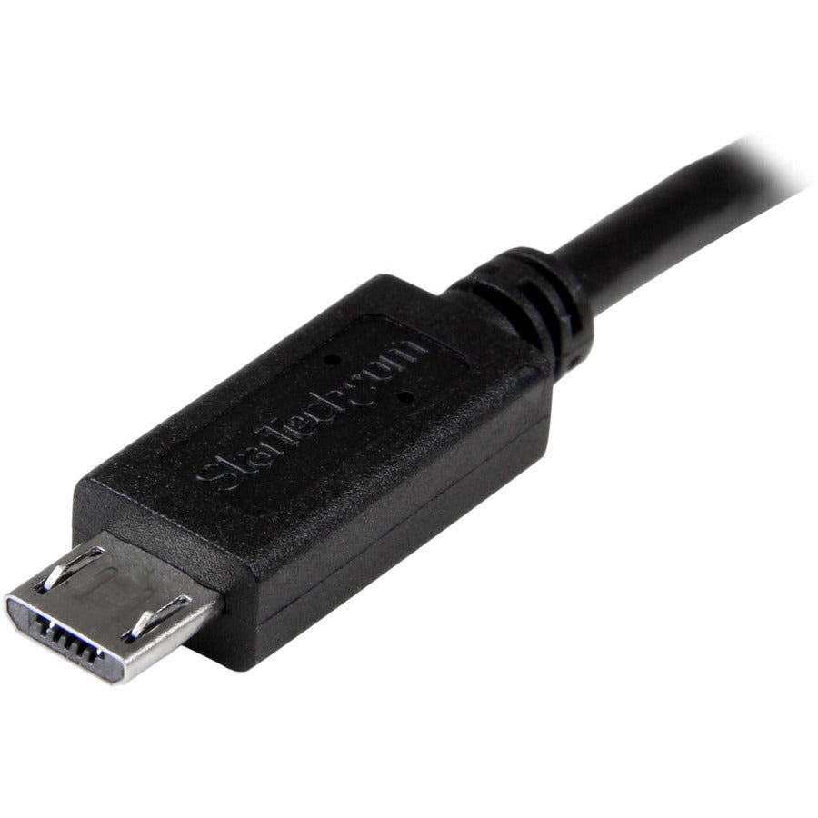 StarTech.com Câble USB OTG 8 pouces - Micro USB vers Micro USB - M/M - Adaptateur USB OTG - 8 pouces UUUSBOTG8IN