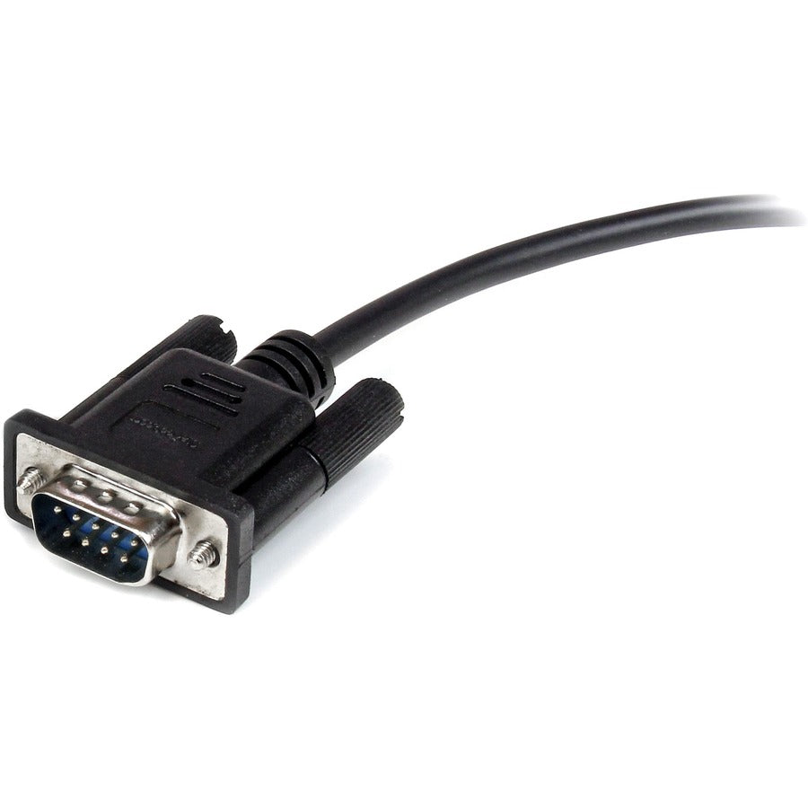 StarTech.com 0.5m Black Straight Through DB9 RS232 Serial Cable - M/F MXT10050CMBK