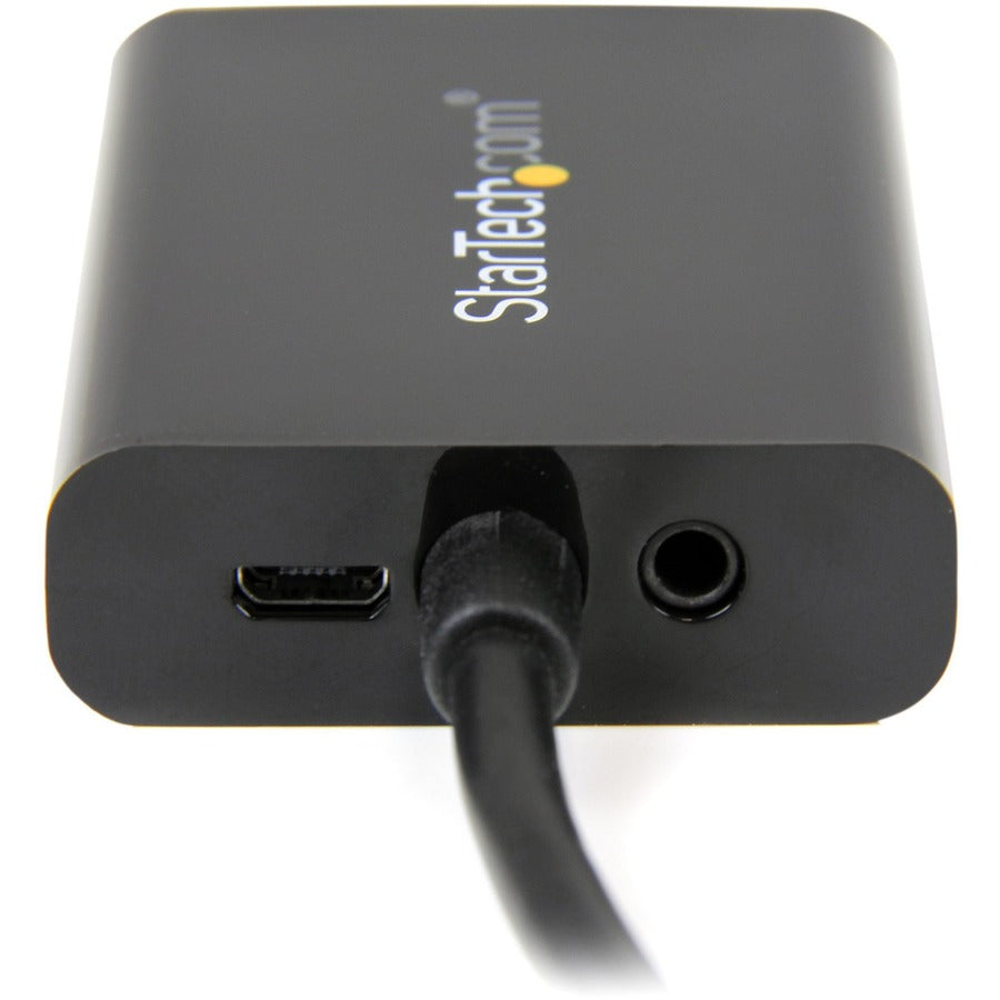 StarTech.com Micro HDMI® to VGA Adapter Converter with Audio for Smartphones / Ultrabooks / Tablets - 1920x1080 MCHD2VGAA2