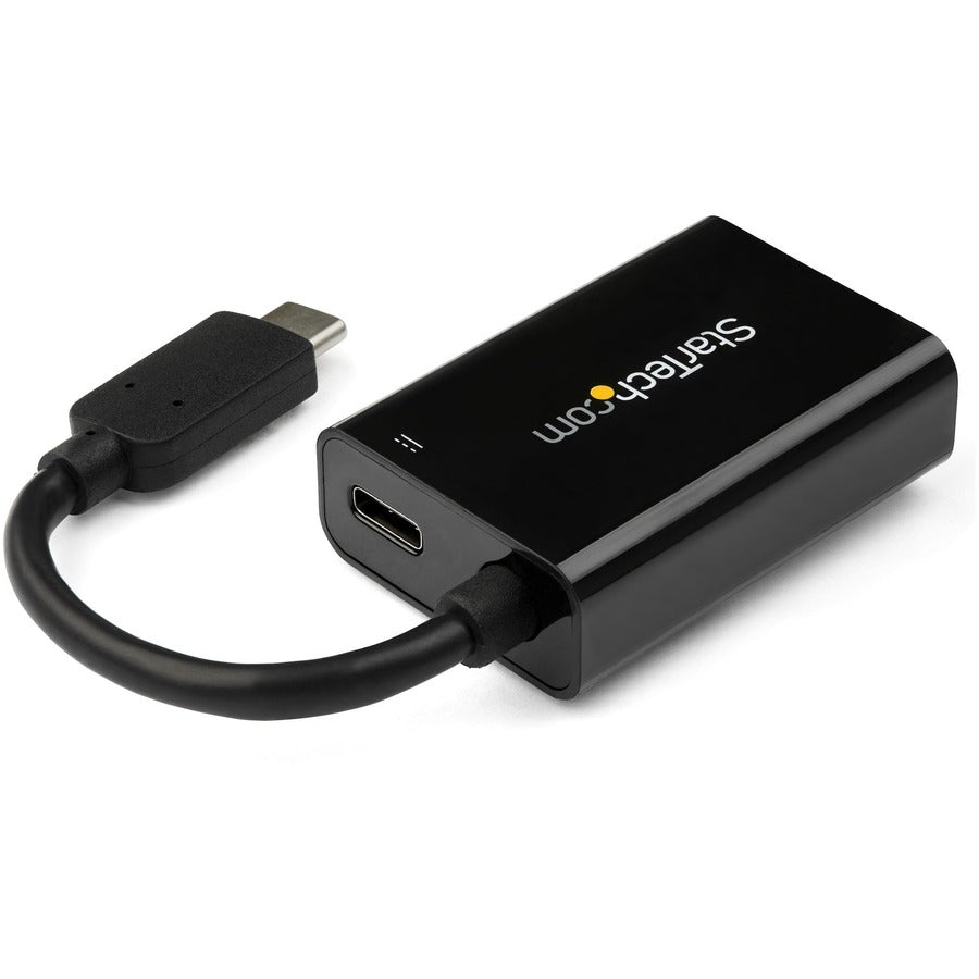 StarTech.com Adaptateur USB C vers VGA avec alimentation 60 W Pass-Through - Convertisseur vidéo USB Type-C vers VGA 1080p avec chargement - Noir CDP2VGAUCP