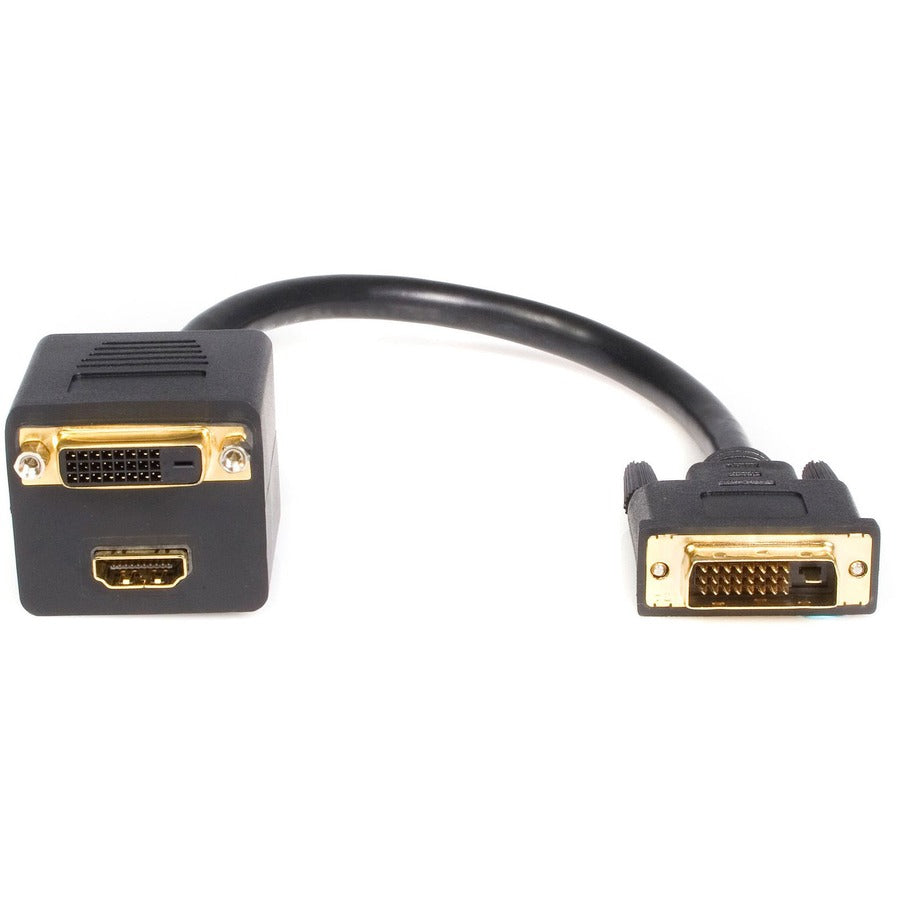 StarTech.com 1 ft DVI-D to DVI-D & HDMI Splitter Cable - M/F DVISPL1DH