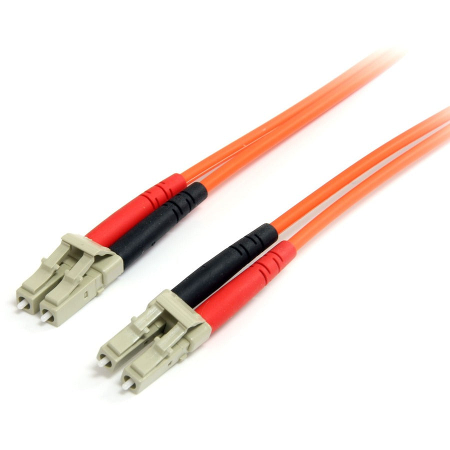 StarTech.com 2m Fiber Optic Cable - Multimode Duplex 62.5/125 - LSZH - LC/LC - OM1 - LC to LC Fiber Patch Cable FIBLCLC2