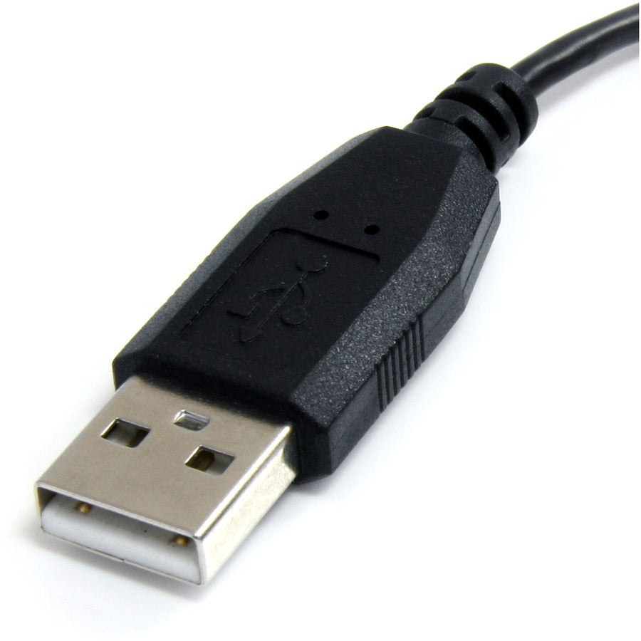 StarTech.com Câble micro USB de 1 pied - A vers micro B à angle gauche UUSBHAUB1LA