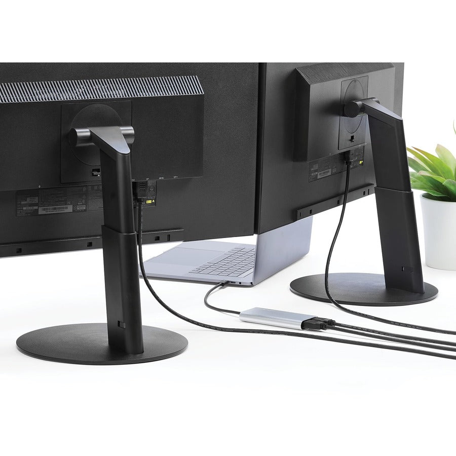 StarTech.com Adaptateur Thunderbolt 3 vers double HDMI 2.0 – Adaptateur vidéo HDMI TB3 double moniteur 4K 60 Hz – Certifié Thunderbolt 3 – Mac et Windows TB32HD24K60