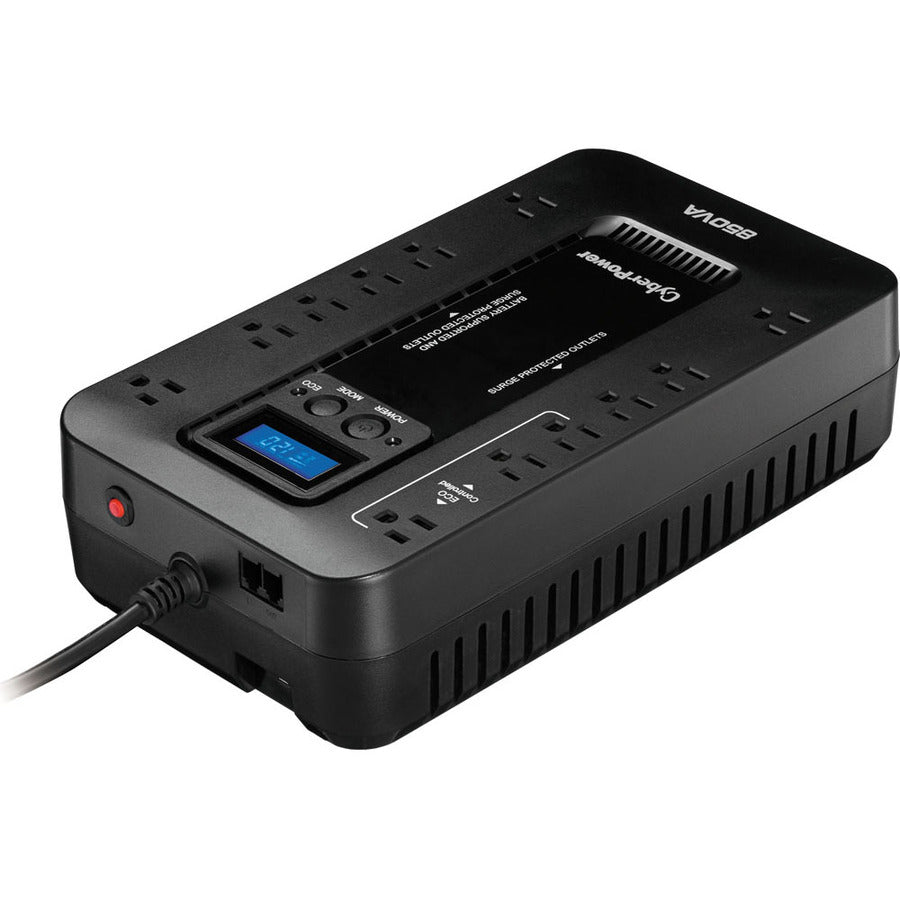 CyberPower UPS Systems EC850LCD Ecologic - Capacity: 850 VA / 510 W EC850LCD