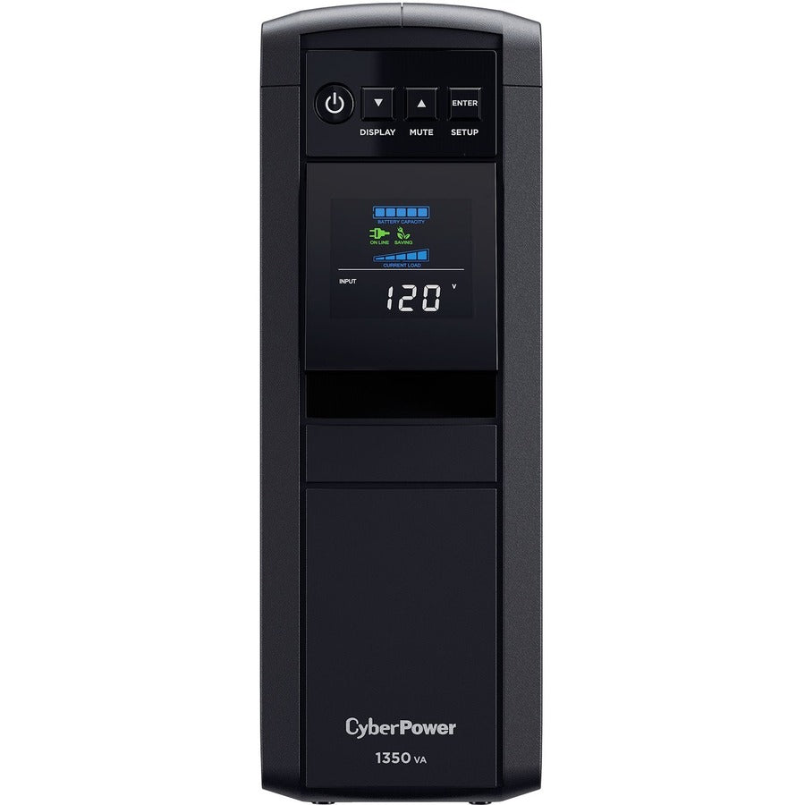 CyberPower UPS Systems CP1350PFCLCD PFC Sinewave - Capacity: 1350VA / 880W CP1350PFCLCD