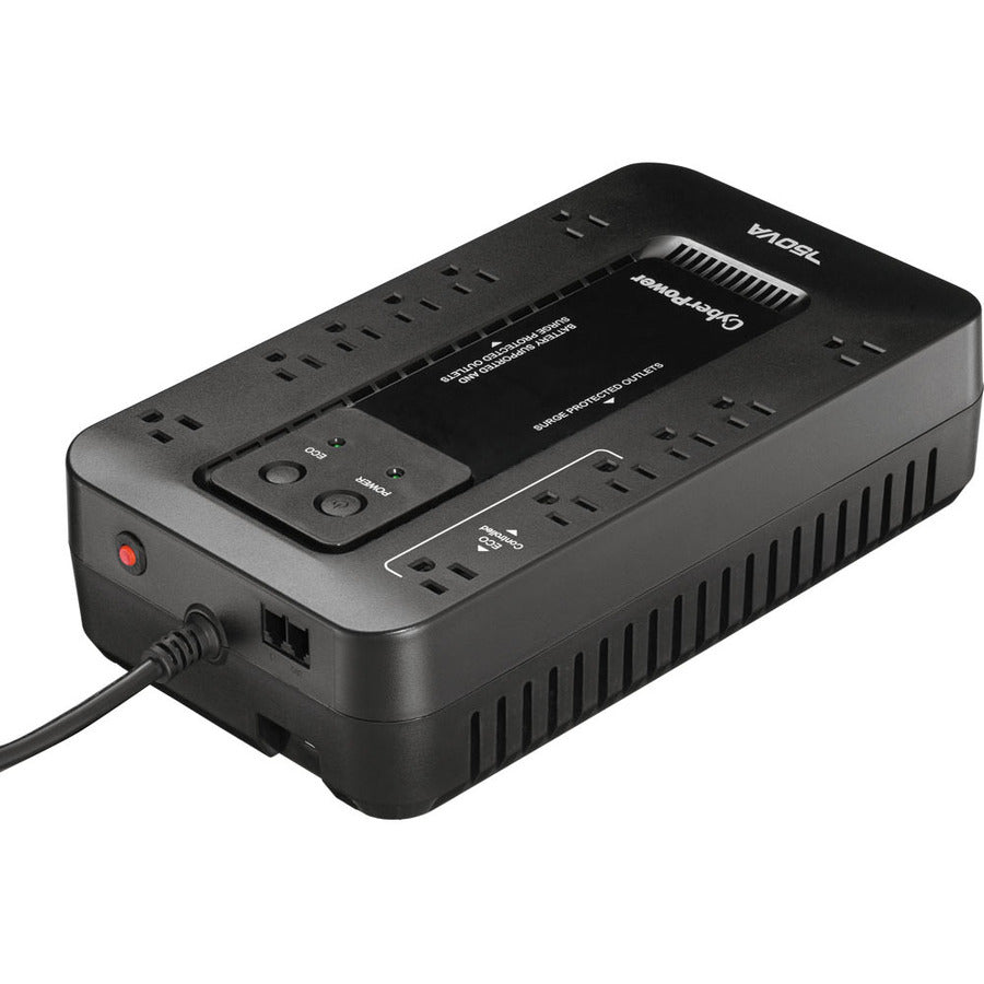 CyberPower UPS Systems EC750G Ecologic - Capacity: 750 VA / 450 W EC750G