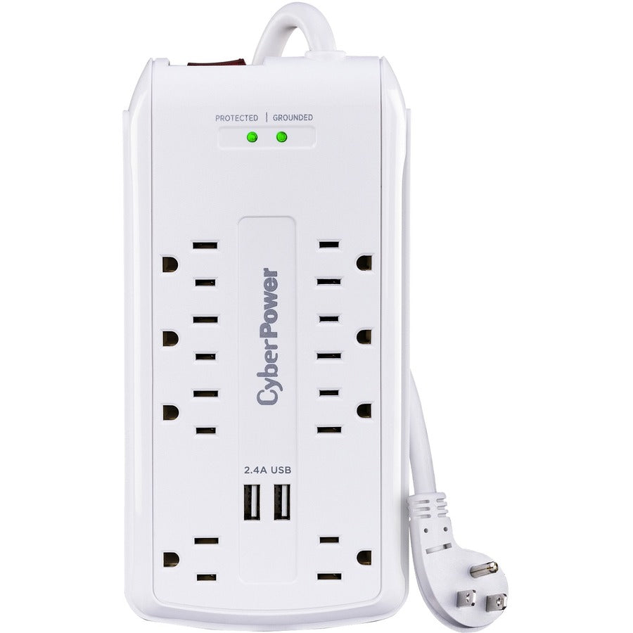 CyberPower CSP806U Professional 8-Outlets Surge Suppressor CSP806U
