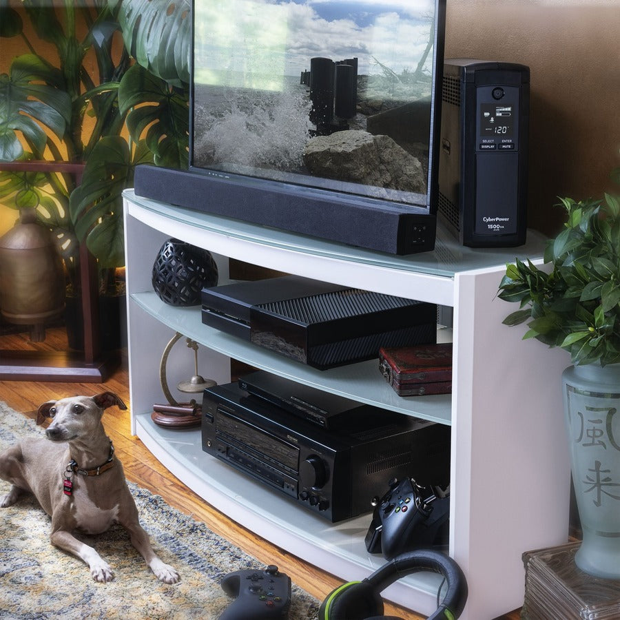CyberPower UPS Systems CP1500AVRLCD Intelligent LCD - Capacity: 1500 VA / 900 W CP1500AVRLCD