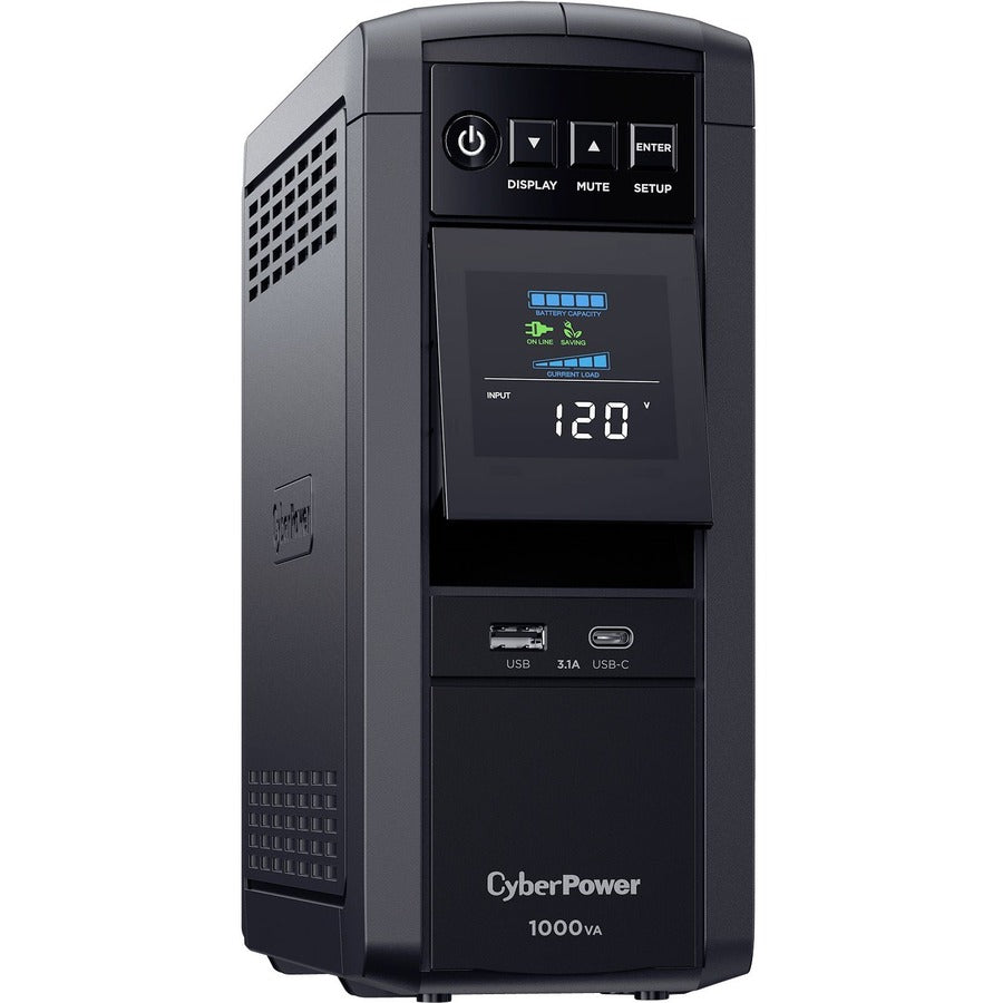 CyberPower CP1000PFCLCD UPS 1000VA 600W PFC compatible Pure sine wave CP1000PFCLCD