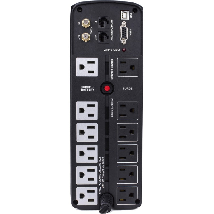 CyberPower UPS Systems BRG1500AVRLCD Intelligent LCD - Capacity: 1500 VA / 900 W BRG1500AVRLCD